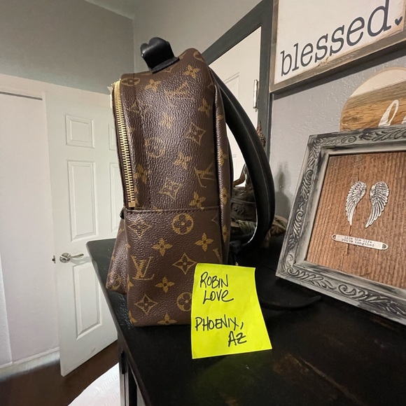 SOLD on cross posting - Louis Vuitton like new Palm Springs PM backpack - Picture 14 of 16